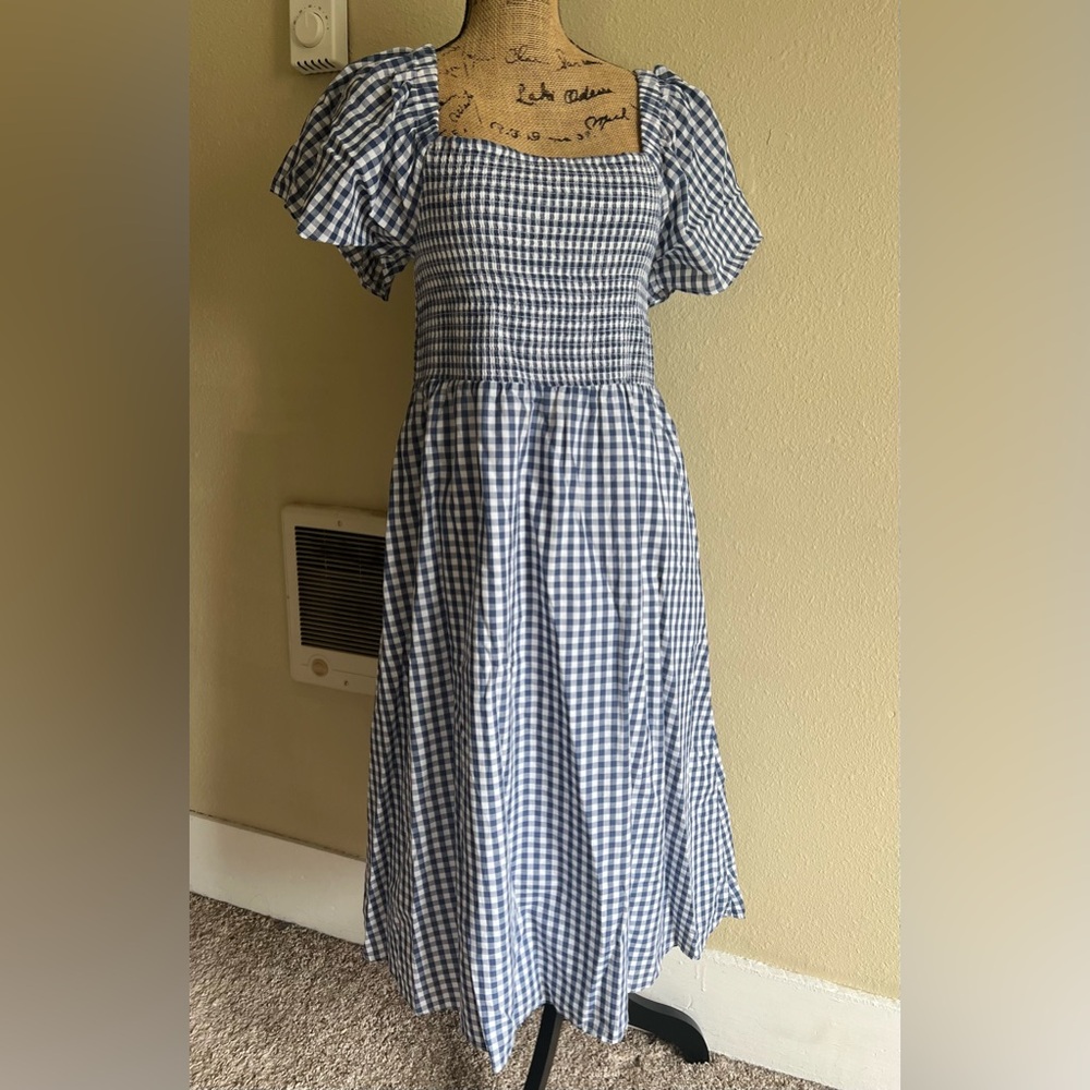 Tchibo Blue Gingham Dress